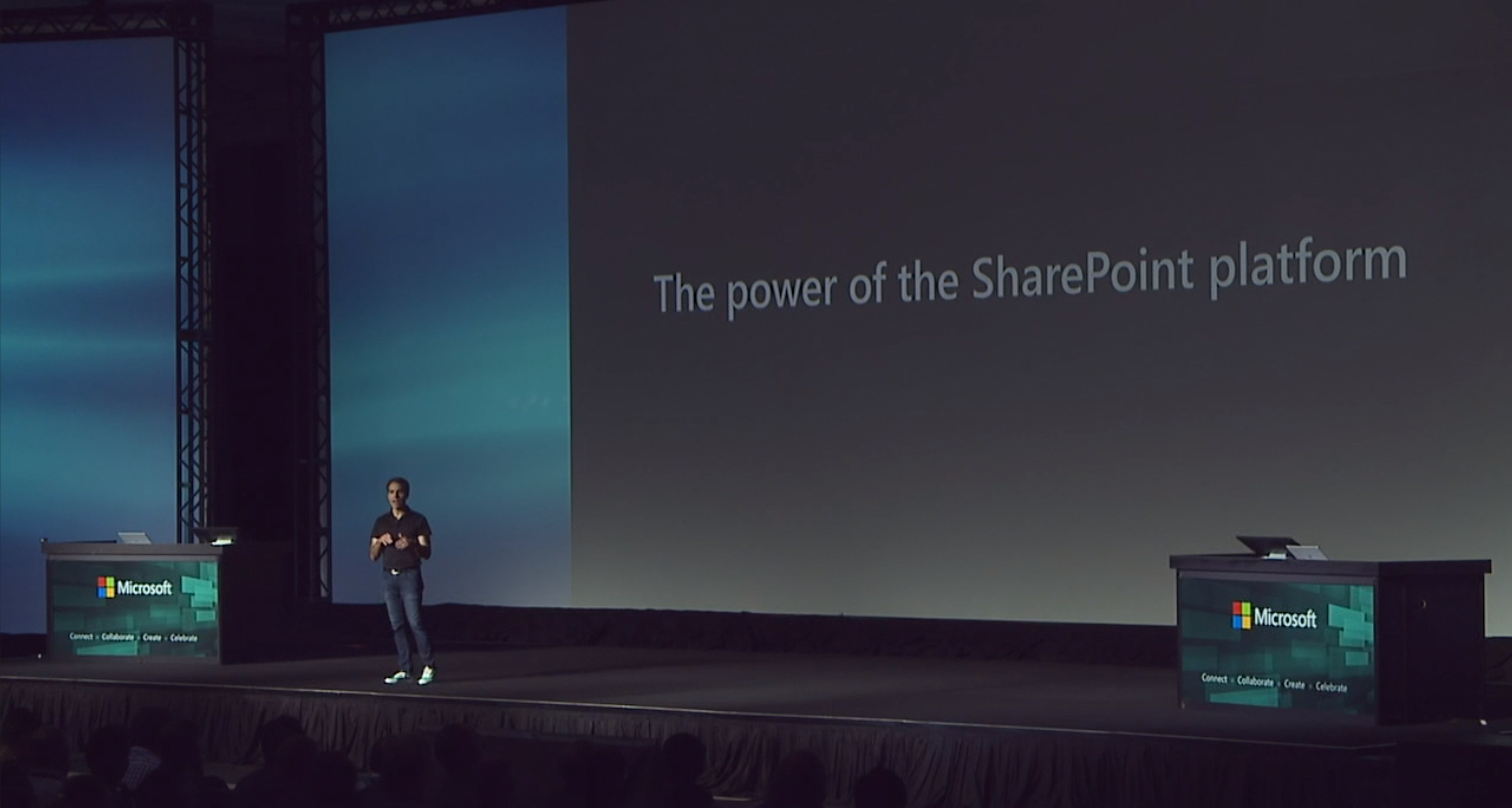 Jef Teper, Corporate Vice-President Microsoft, at the SharePoint Conference 2019